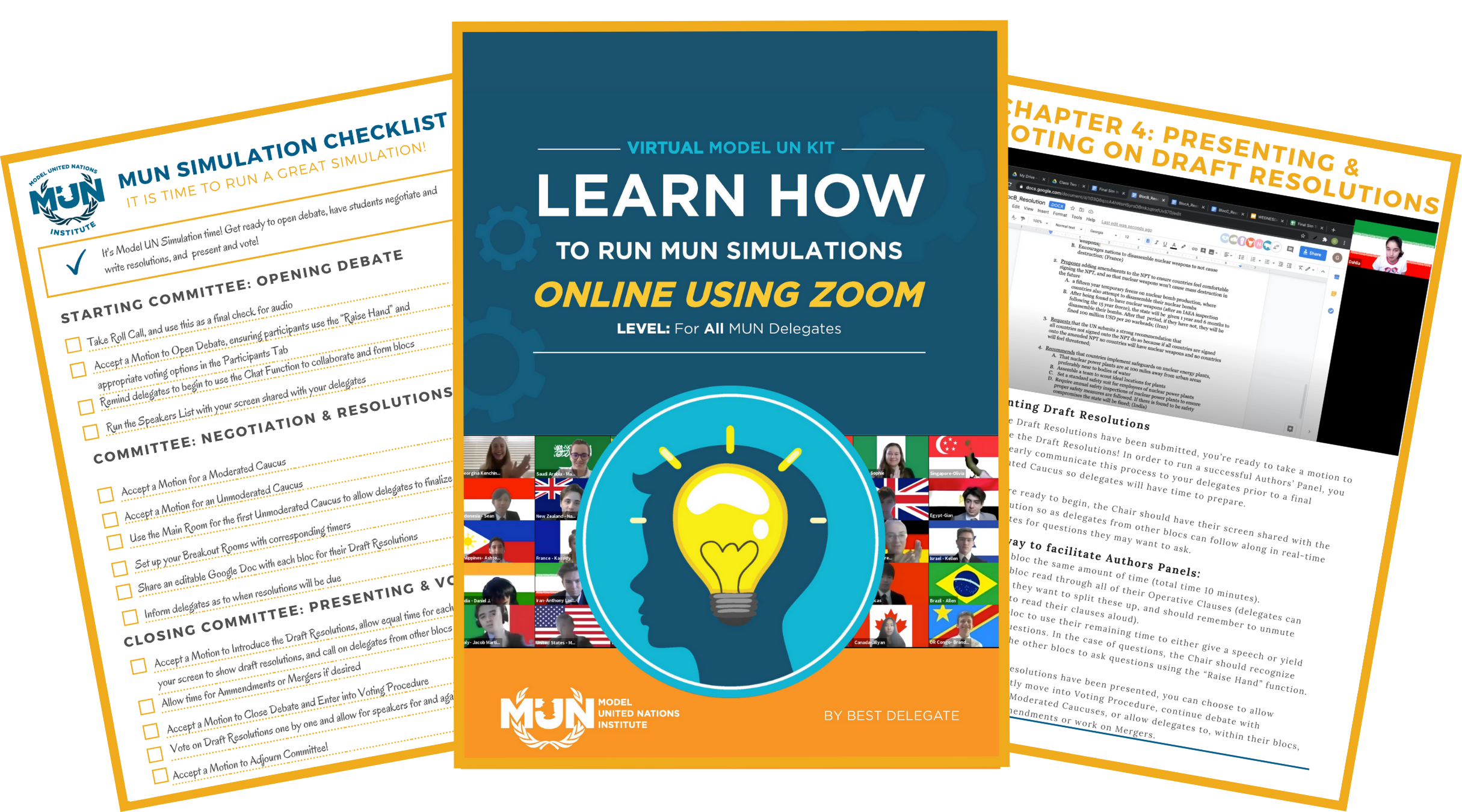 Free Guide How to Prepare for MUN Simulations on Zoom